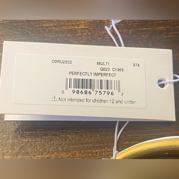 Sold on eBay! NWT, kate spade, Perfectly Imperfect Cuff Bracelet w/ stones - Picture 7 of 8